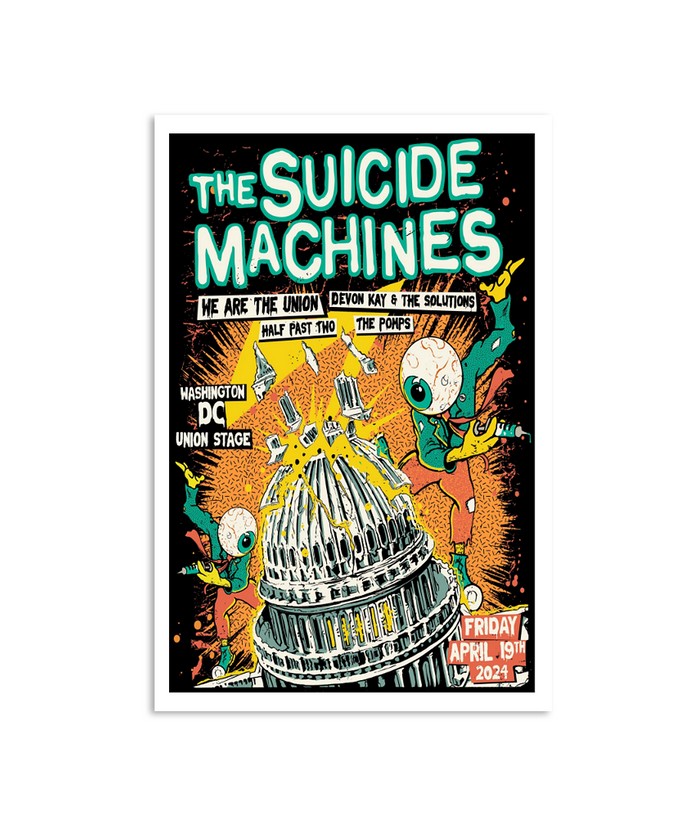 The Suicide Machines 4 29 2024 Washington DC Poster By Hoolatee On   Original 7a4a4bcb2bc9b0c9066145d905fcf262 