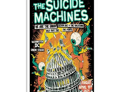 The Suicide Machines 4-29-2024 Washington, DC Poster