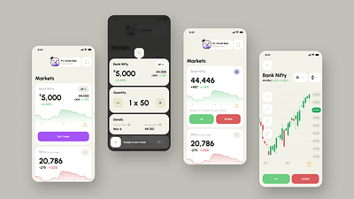 Options Tranding - Stock Market branding design finance financial fintech minimal money option trading stock stock market trading ui user experience user interface ux website