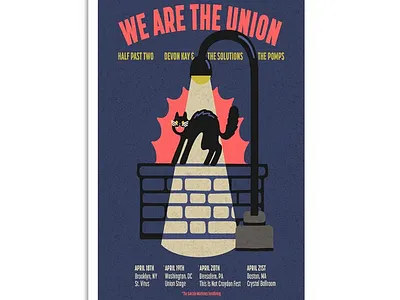 We Are The Union April 20 2024 Bensalem, PA Poster