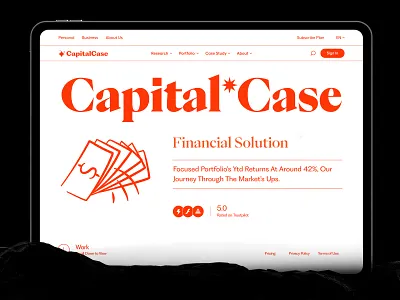 Web branding credit card finance landing page marketing page money product design subscription typography ui ui ux uidino uidino agency user experience ux web web app web design web development website