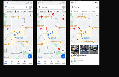 Google Map - Location Page app design design location map product design ui ux