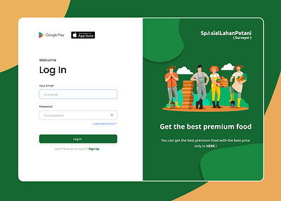 Farmer Apps Login Page farmer app farmer ui mobile design login page mobile apps design mobile login page ui mobile design website login page website ui design