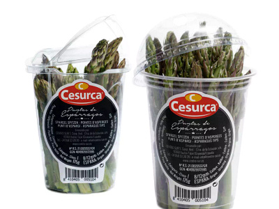 Cesurca label asparagus branding graphic design label design packaging