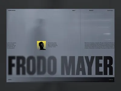 Portfolio Web Design clean creative portfolio trendy typography ui ux web website