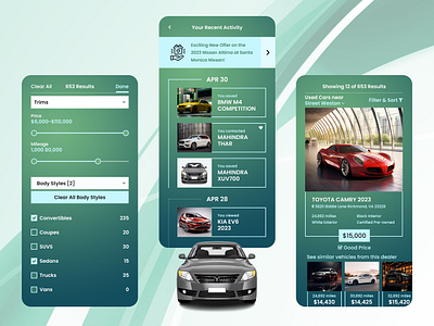 Automotive eCommerce Store App Design app automotive store app automotive web design automotive web ui automotive website design ecommerce ui mobile app mobile app design ui ui design
