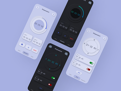 Exploration Design : Alarm Apps ui