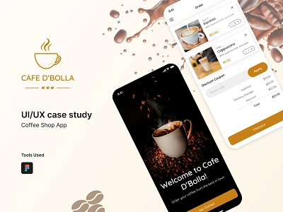 Coffee Shop App UI/UX Case Study app design application design cafe case study coffee coffee app coffee shop app design graphic design mobile app moblie application ui ui design uiux user experience user interface ux ux design ux research uxui