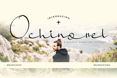 Ochinorel – A Classic Signature Typeface monoline brush