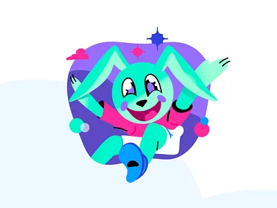 Pet life branding bunny care illustration pet procreate rabbit