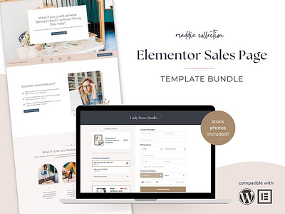 Elementor Sales Page Templates elementor elementor sales page elementor template elementor website sales page template wordpress sales page