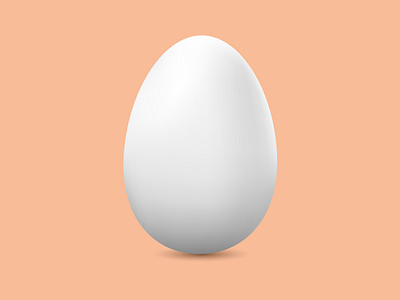 White egg. Illustration. design graphic design illustration logo vector