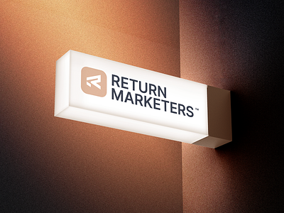 Return Marketers | Visual Identity b2b marketing brand design branding design design studio graphic design logo visual identity