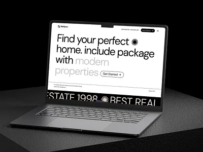 Real Estate Development Company Landing Page agency apartment architect architectural architecture building developer homepage house landing page properties property real estate ui uiux web design website