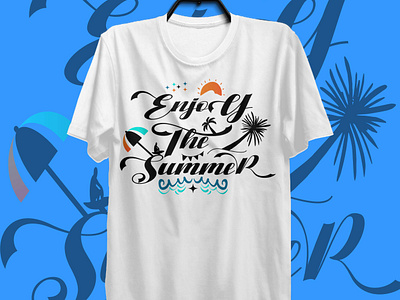 Summer T-shirt Design cool design creative design custom design design enjoy the summer graphic design illustration product design summer summer t shirt design summer time summer vibs t shirt t shirt design t shirts t shirts design tee tees typhography typhography t shirt design