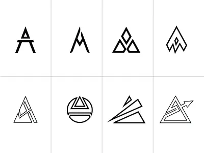 A Letter Logo Mark Design a letter a letter icon a letter logo a letter logo design a letter logo mark design a logo a logo design creative logo design letter a explorations logo icon logo mark logo marks modern logo design