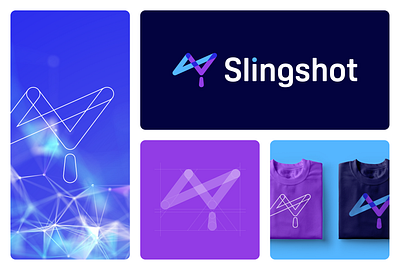 Slingshot Logo Showcase branding design graphic design illustration logo ui vector