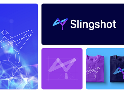 Slingshot Logo Showcase branding design graphic design illustration logo ui vector