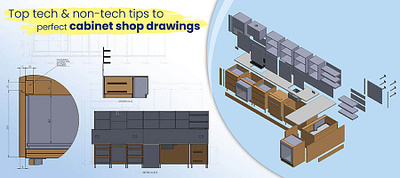 4 Top Strategies for Efficient Cabinet Shop Drawings cabinet shop drawings kitchen cabinets manufacturing wooden cabinets