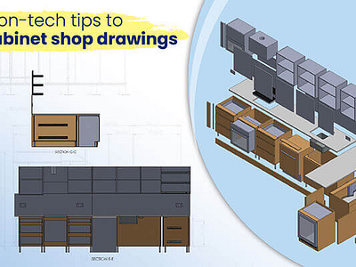 4 Top Strategies for Efficient Cabinet Shop Drawings cabinet shop drawings kitchen cabinets manufacturing wooden cabinets