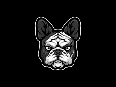 Frenchie Bulldog | Mascot Design branding buldog bulldog design dog esport esports logo frenchie graphic design illustration logo mascot mascotlogo pet puppy sport