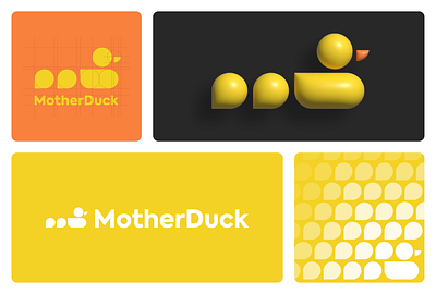 MotherDuck Logo Showcase branding design graphic design illustration logo ui ux vector