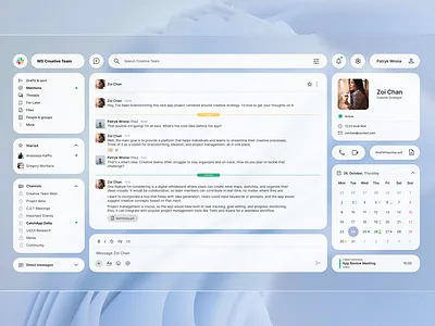 Slack Webside/App Redesign concept design redesign ui uiux ux web webside