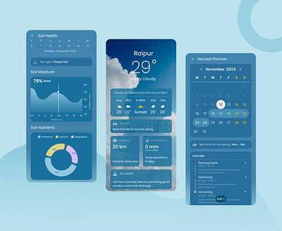 FarmWise - An app that predicts harvest patterns ui