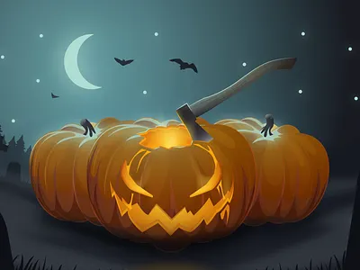 Illustration for Halloween poster halloween illustration vector