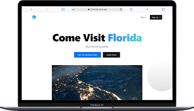Florida Dreaming design project react template ui web dev
