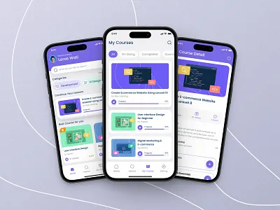 📚 Sinau - Elevate Learning with Ease 🚀 edtech elearning mobileapps ui