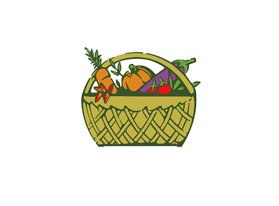 SP Logo badge branding graphic design hand drawn illustration logo logo vintage retro tshirt design vegetables vintage