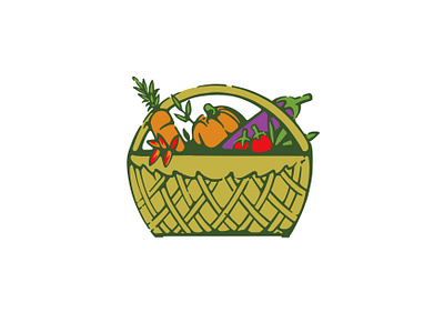 SP Logo badge branding graphic design hand drawn illustration logo logo vintage retro tshirt design vegetables vintage