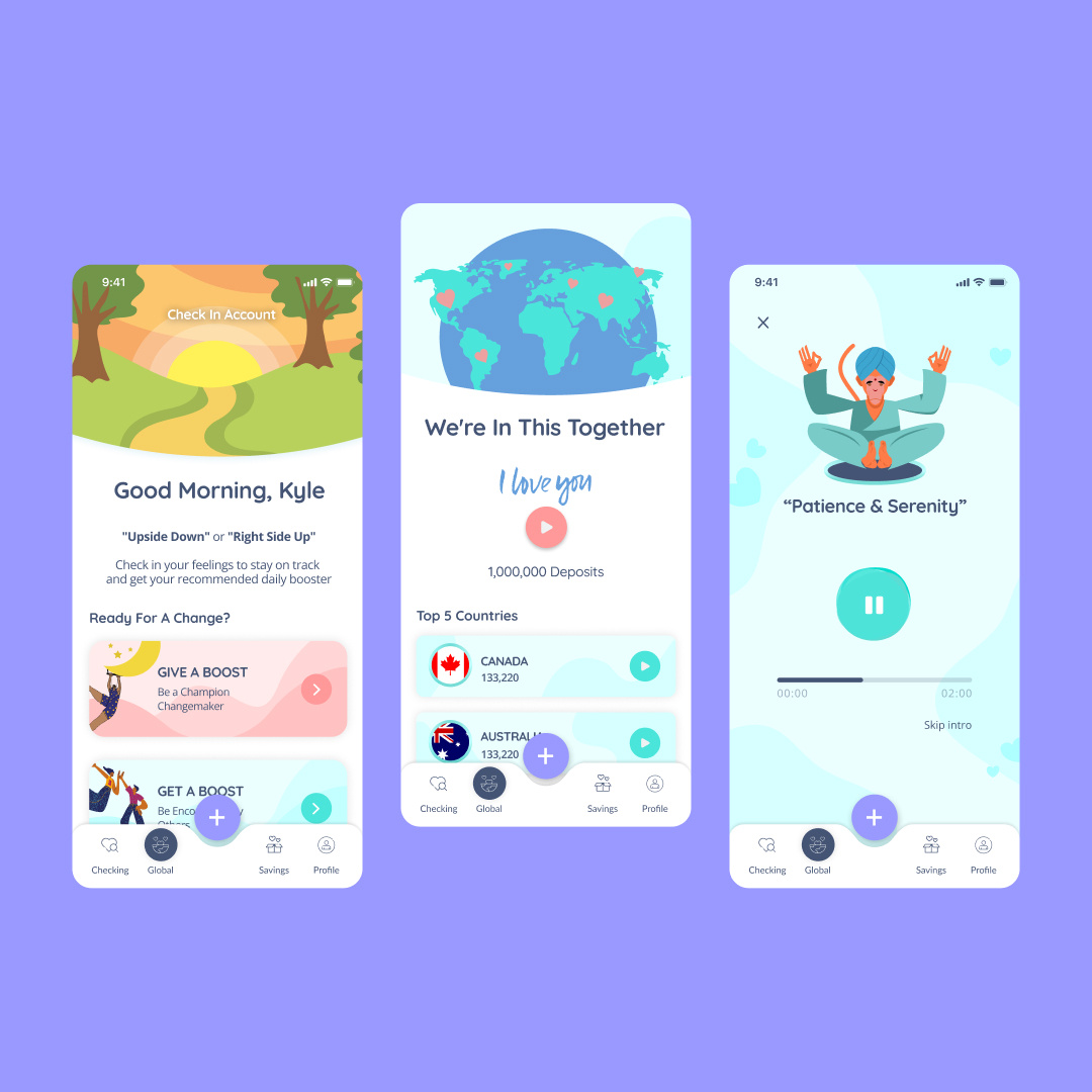 Mental Wellness Mobile App UI UX Design by Clyro: UI/UX Design Agency ...