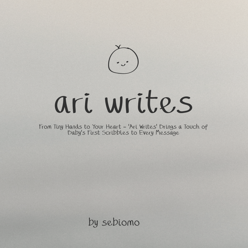 AriWrites (Free Font) design font free handwritten handwritting illustrator type typography