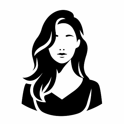 Girl Silhouette Vector adorable attractive beautiful beauty cosmetic cute design face female girl glamour hair illustration lady pretty silhouette vector woman