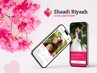 Shaadi Biyaah - Matrimony Mobile App app app design graphic design homepage matrimony matrimony app matrimony website mobile app mobile app design mobile application mobile design modern design new app setting ui uiux uiuxdesign