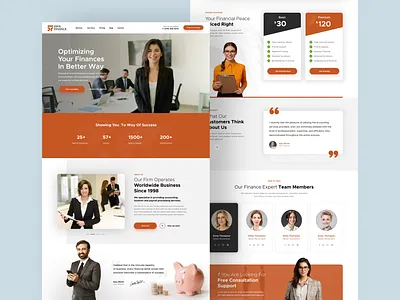 Accountant Website Concept accounting adrian bookkeeping branding design figma financial gancarek graphic design logo tax ui uidesign ux wroclaw wrocław