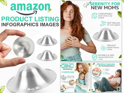 Amazon Listing Infographics Images || Nursing Images a content adobe illustrator adobe photoshop amazon amazon infographics amazon listing amazon listing images ebc design graphic design infographics listing listing design listing images
