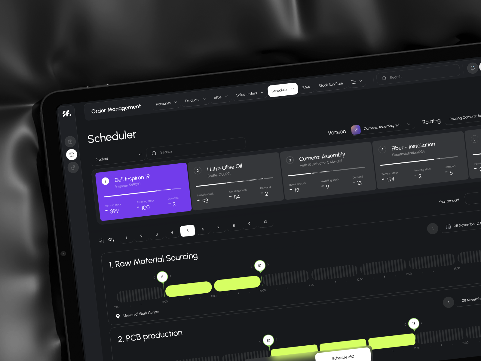 Salesforce CRM - Workbench Scheduler Software app app design automation b2b business crm design erp management optimization platform product design saas sales sas software ui ux web web app