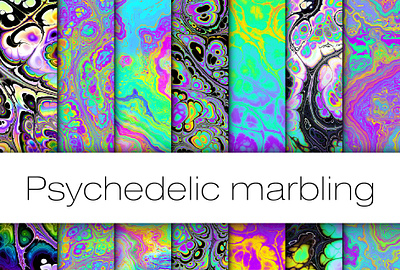 High Res Trippy backgrounds abstract acid background bundle digital art fractal art high resolution liquid marble marbling psychedelic textures trippy vibrant