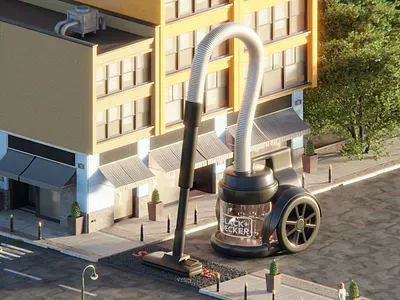 Black + Decker 3d animation blender gaming graphic design home motion graphics setup vacuum