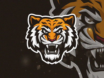 Tiger | Mascot Design bobcat branding cat champ design esport esports logo fangs graphic design hockey illustration lion logo lynx mascot mascotlogo sport tiger tiger head wild