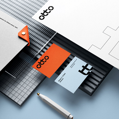 OTTO - Brand Identity branding business cards design download free freebie graphic design logo mockup mockup cloud mockupcloud