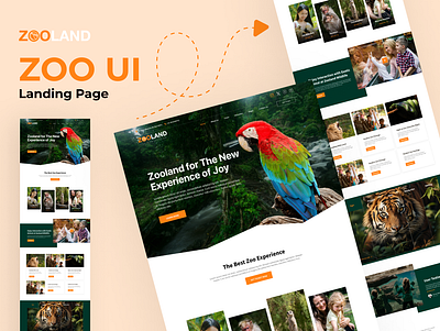 Zoo Website branding ui website zoo website