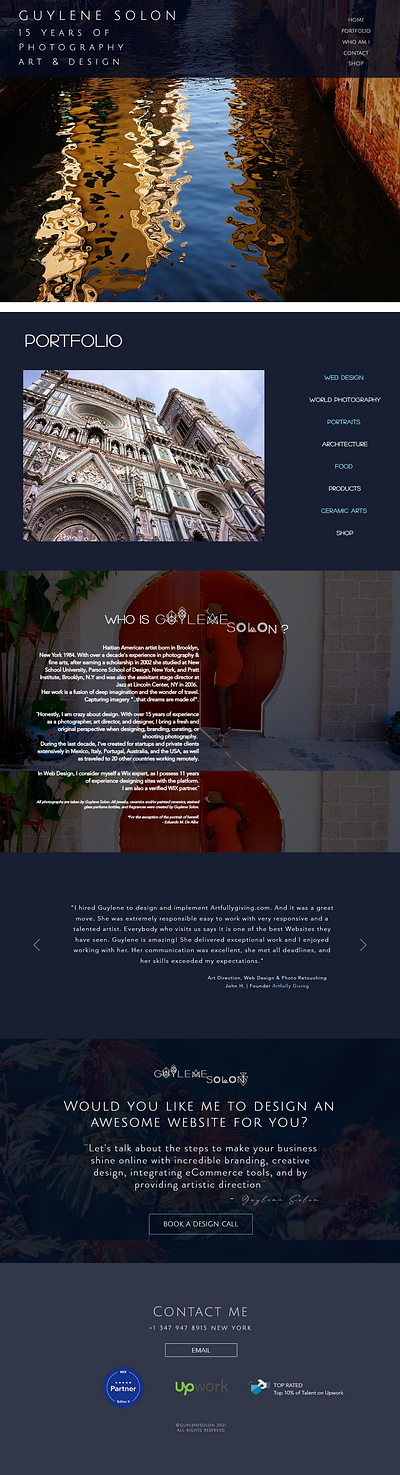 Wix Website Design for guylenesolon designer developer mondol proshanto web design wix website design