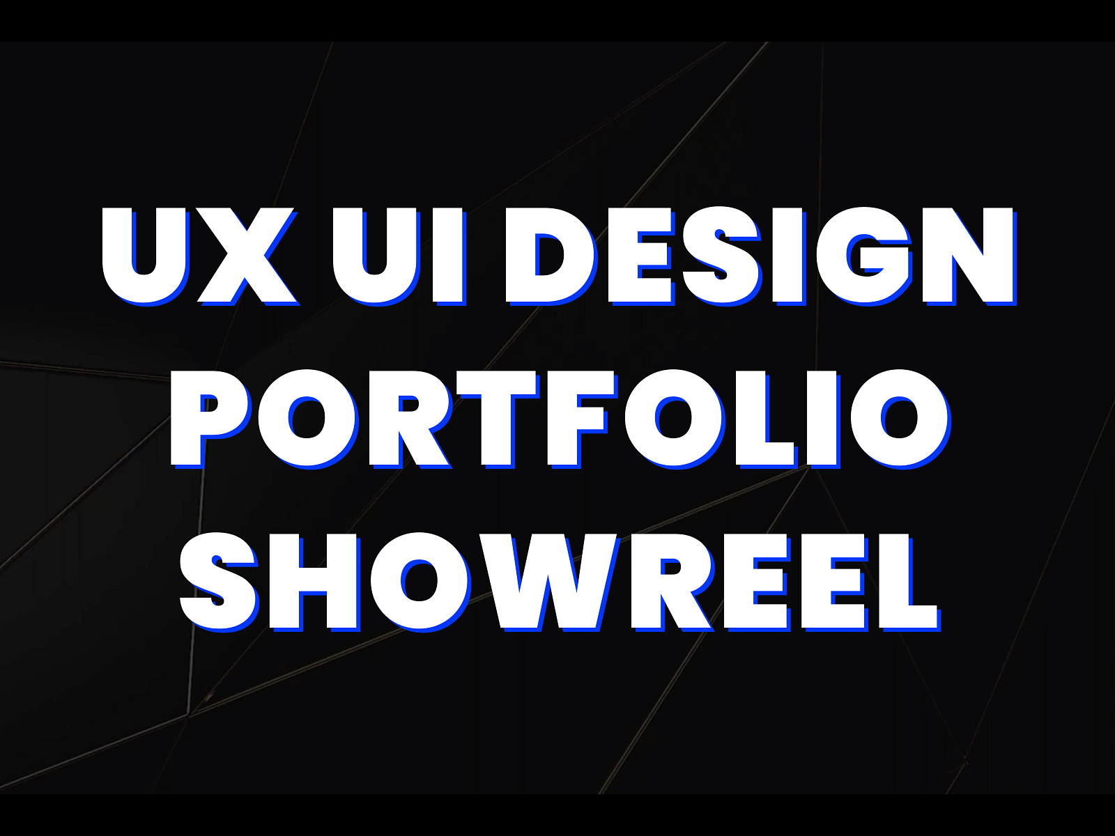 UX UI Design Portfolio - Showreel by Faizan Ul Hassan Arshad on Dribbble