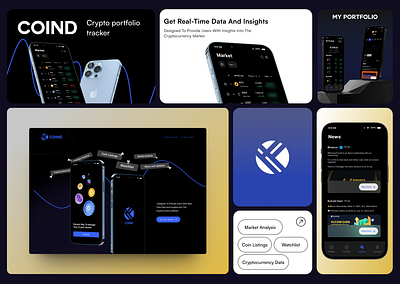 Crpto Portfolio tracker design figma graphic design illustration ui ux