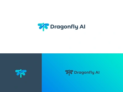 Dragonfly ai branding bug charge crypto dragon dragonfly fly future geometric geometrical identity illustration insect logo minimal nature simple tech wings