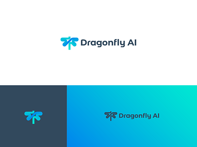 Dragonfly ai branding bug charge crypto dragon dragonfly fly future geometric geometrical identity illustration insect logo minimal nature simple tech wings